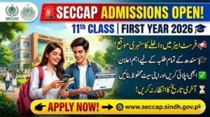 Sec Cap Form.pdf SECCAP New Admission 2026 Enrollment Form - seccap.dgcs.gos.pk